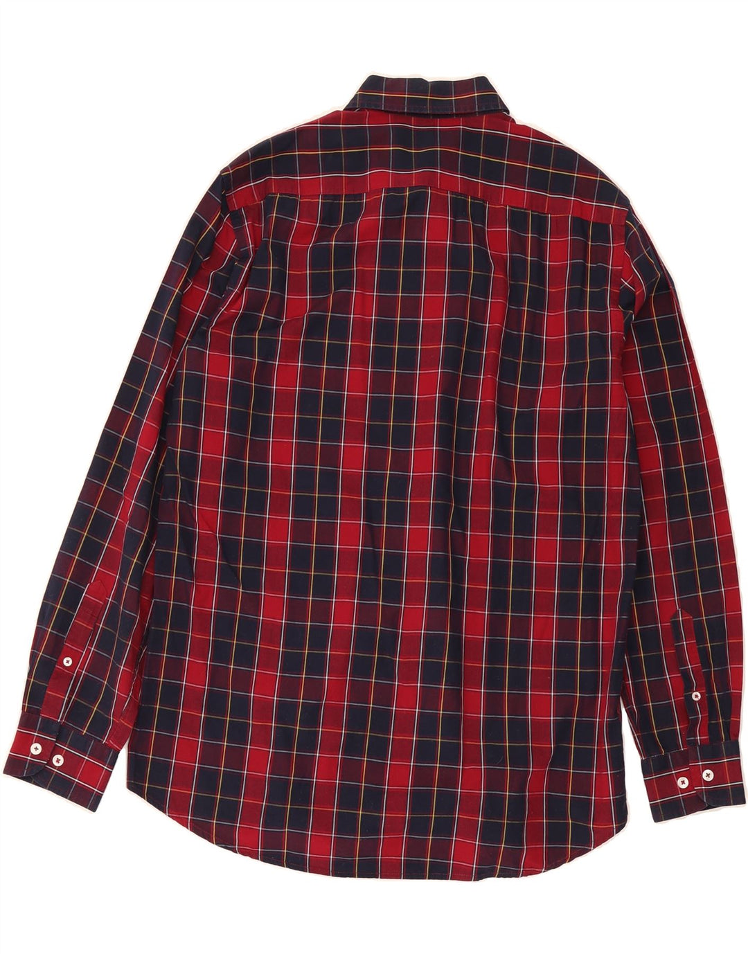 CARRERA Mens Regular Fit Shirt XL Red Check Cotton Vintage Carrera and Second-Hand Carrera from Messina Hembry 