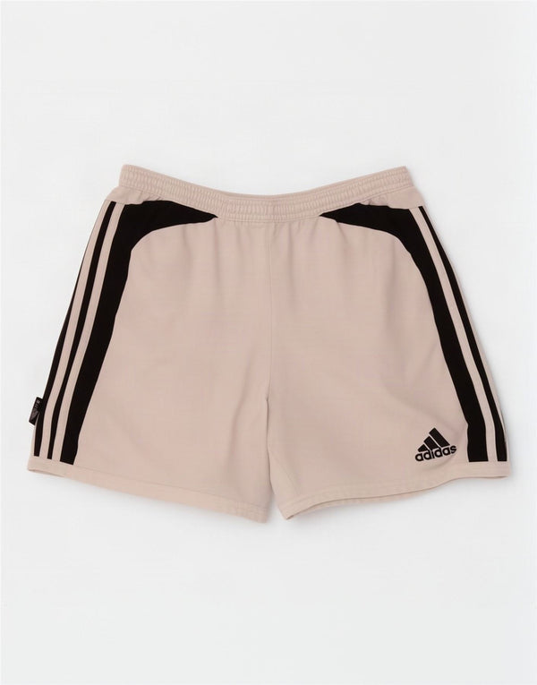 Adidas Herren Climalite Sportshorts, groß, weißes Farbblock-Polyester