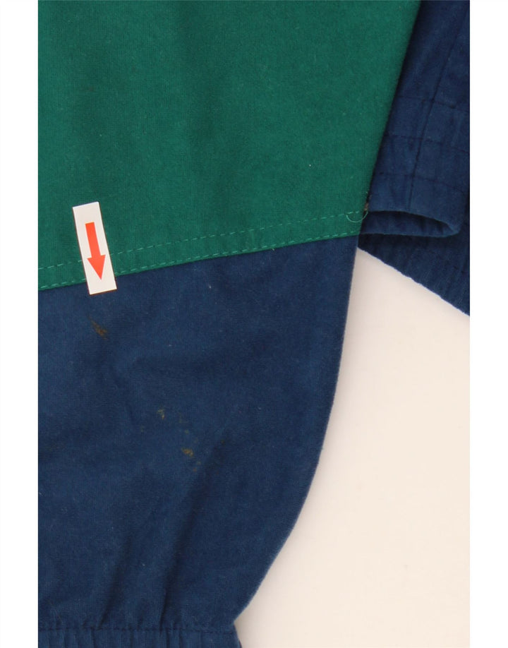 Giacca da tuta da uomo in velluto Aesse 2XL Poliestere color block blu navy