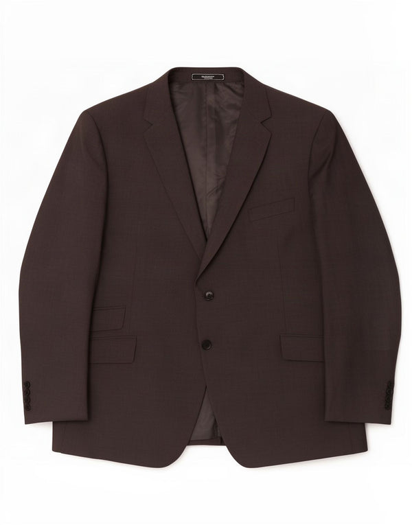 Jaqueta blazer masculina de 2 botões Marks & Spencer Reino Unido 50 3XL cinza poliéster