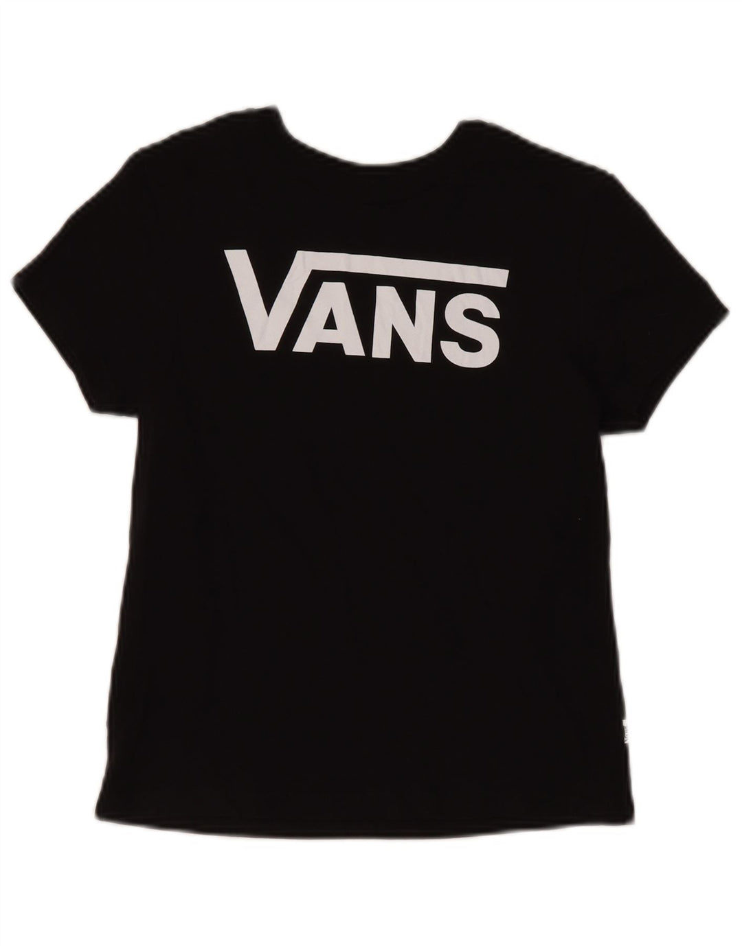 Vans Womens Graphic T-Shirt Top UK 2 2XS Black