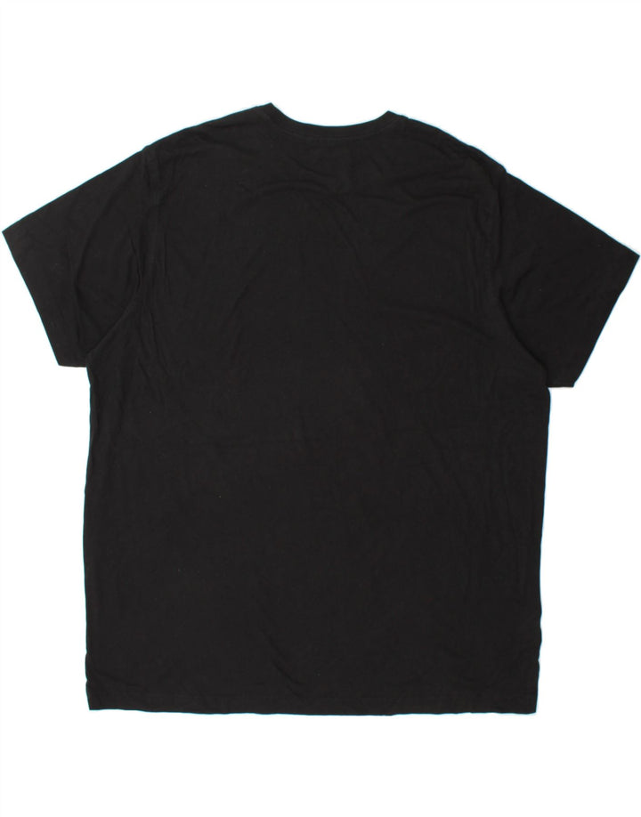 EDDIE BAUER Mens T-Shirt Top 2XL Black Cotton Vintage Eddie Bauer and Second-Hand Eddie Bauer from Messina Hembry 