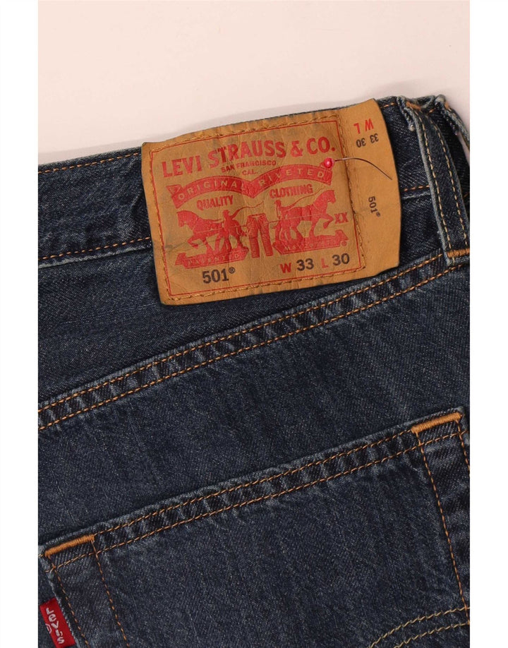 Levi's Uomo 501 Jeans dritti W33 L30 Cotone Blu