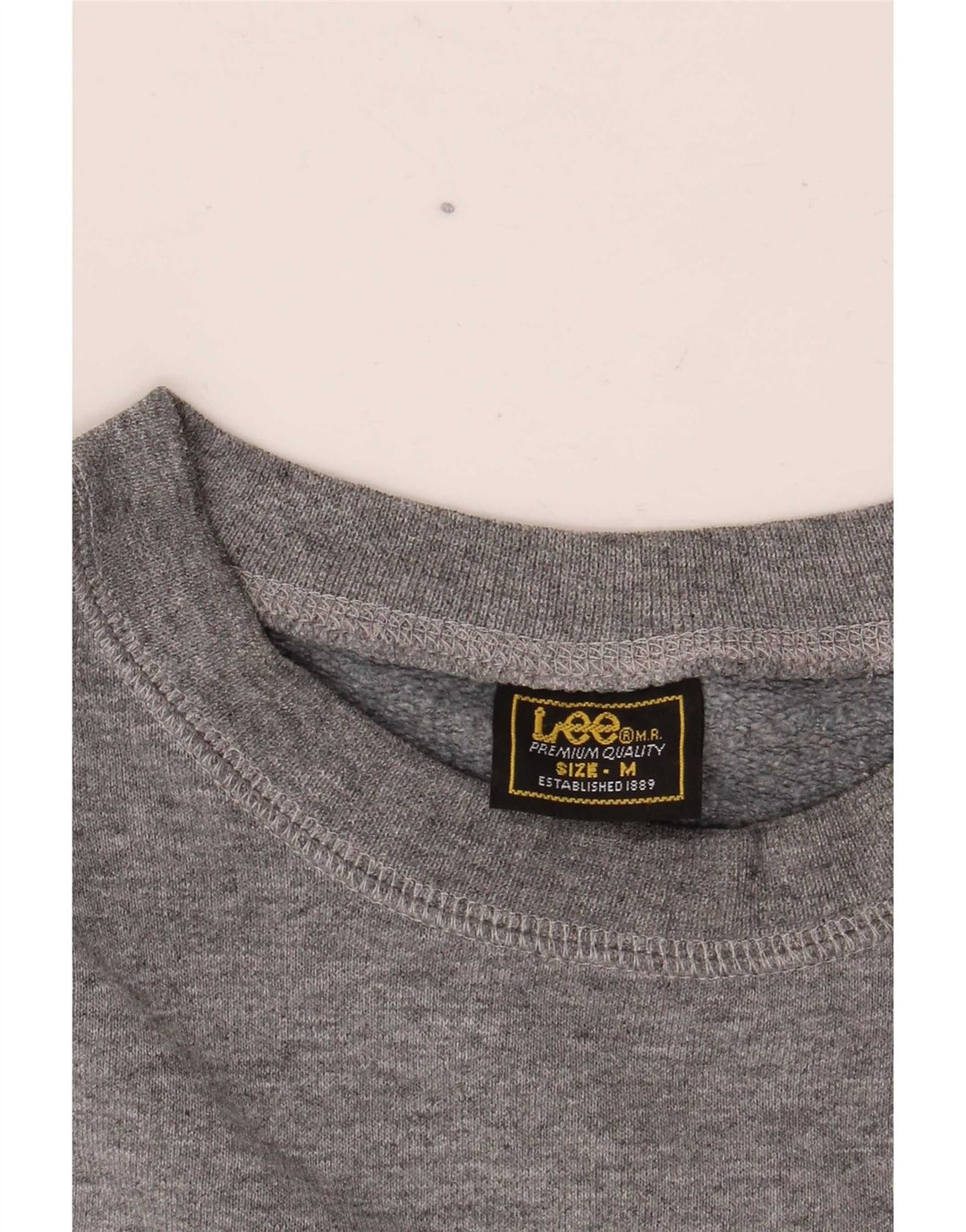 Lee Mens Brooklyn Graphic pulóver pulóver közepes szürke