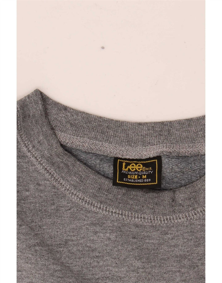 Lee Mens Brooklyn Graphic pulóver pulóver közepes szürke