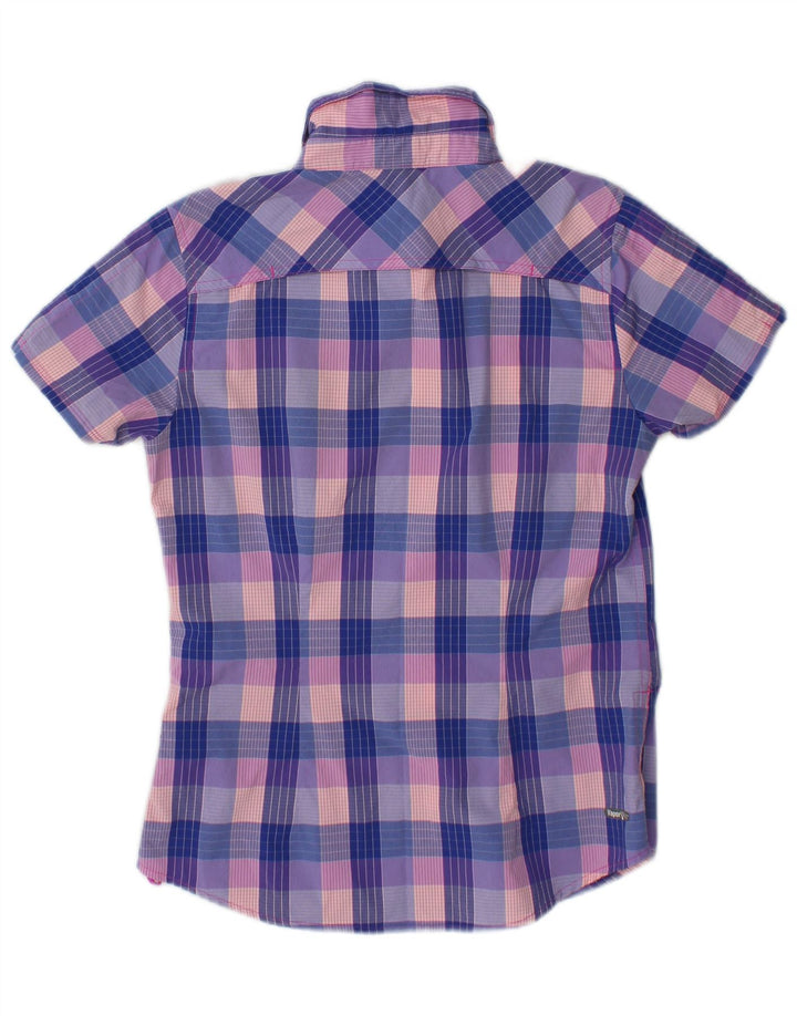 The North Face Chemise à manches courtes pour femme Petit nylon à carreaux multicolore