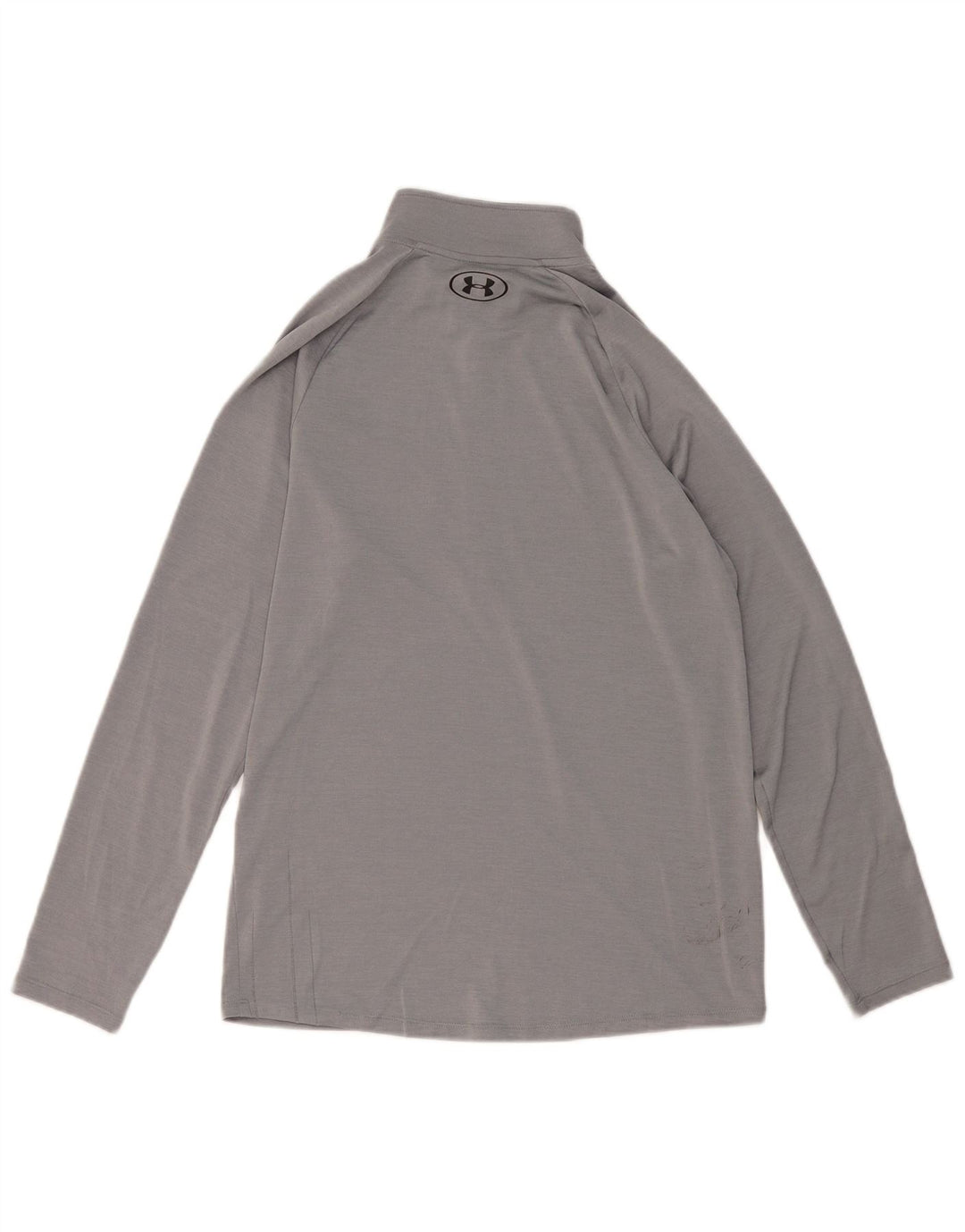 UNDER ARMOUR Top da tuta da uomo Heat Gear con zip e collo grigio medio