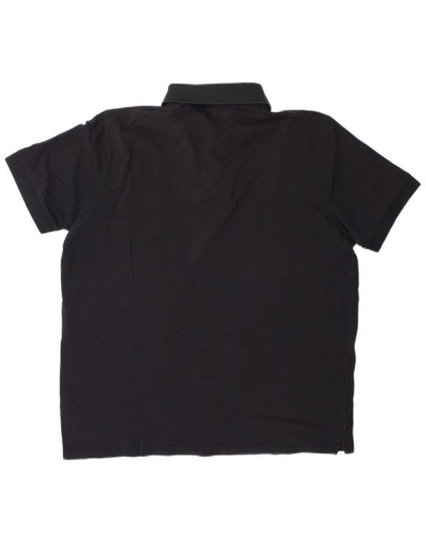 Hugo Boss Herre Polo Shirt XL Sort Bomuld
