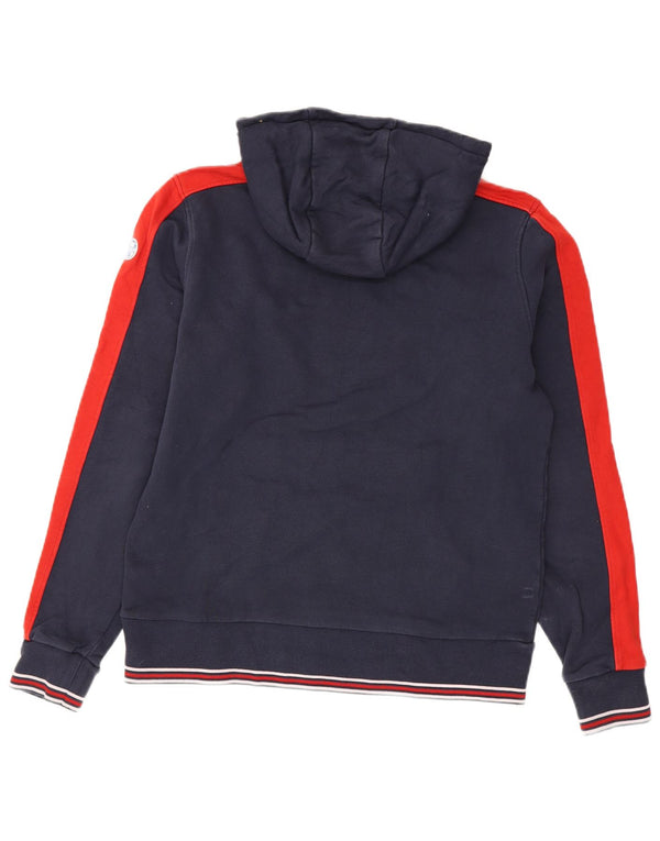 North Sails Grafisk hættetrøje til drenge 15-16 år Navy Blue Colourblock