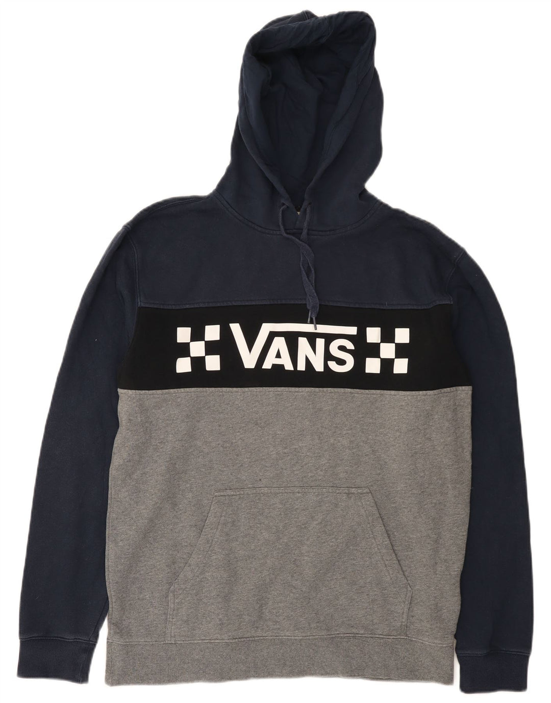 Felpa con cappuccio grafica da uomo di Vans, cotone color block medio multicolore