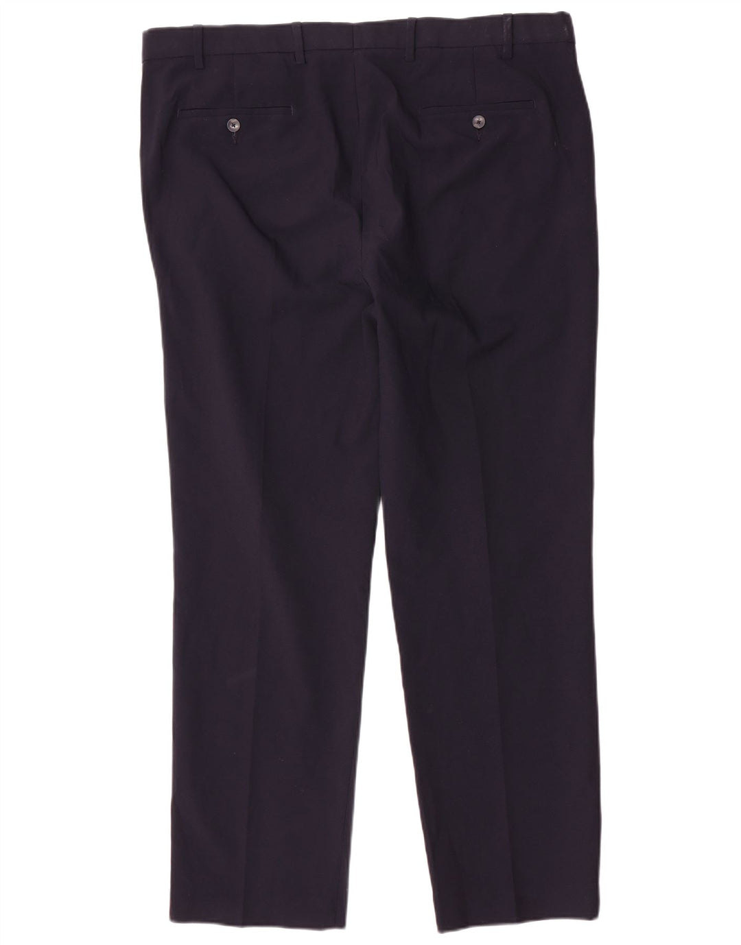 Marks & Spencer Pantalon de costume droit pour homme W40 L31 Bleu marine