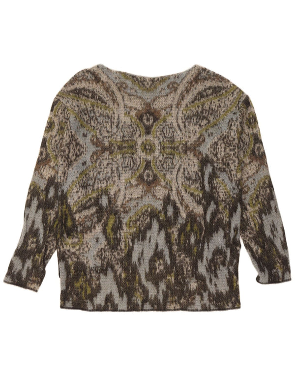 Marccain Damen-Pullover mit U-Boot-Ausschnitt, US 3 XS, mehrfarbig, Batikfärbung