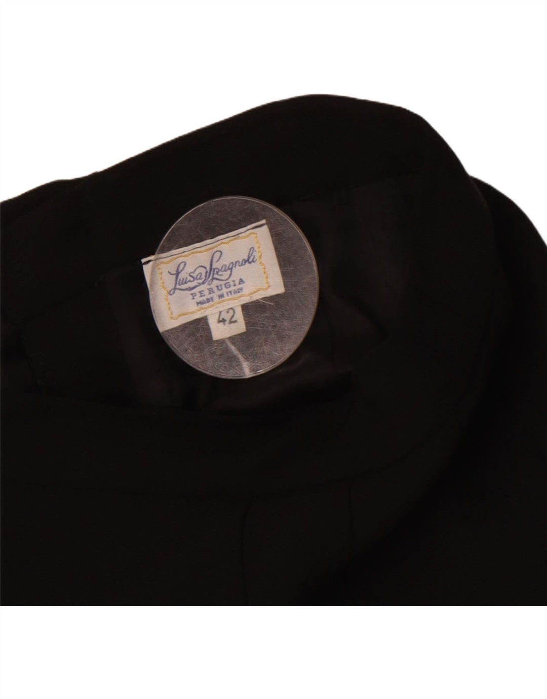 LUISA SPAGNOLI Womens Pencil Skirt IT 42 Medium W28  Black Vintage Luisa Spagnoli and Second-Hand Luisa Spagnoli from Messina Hembry 