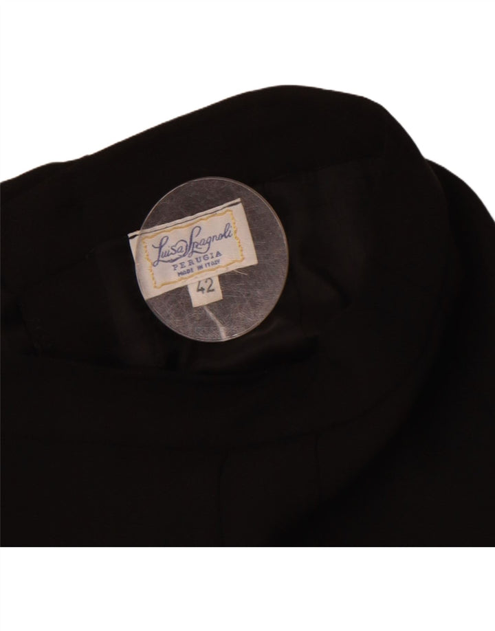 LUISA SPAGNOLI Womens Pencil Skirt IT 42 Medium W28  Black Vintage Luisa Spagnoli and Second-Hand Luisa Spagnoli from Messina Hembry 