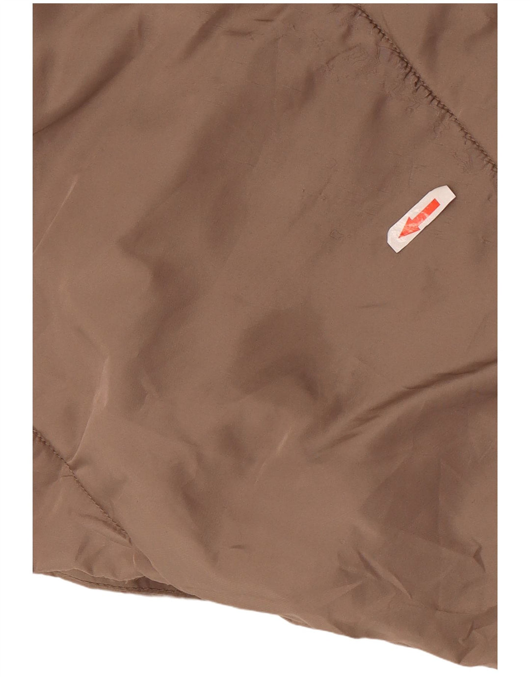 Zara Womens Hooded Oversized Padded Coat UK 18 XL Brown Polyester