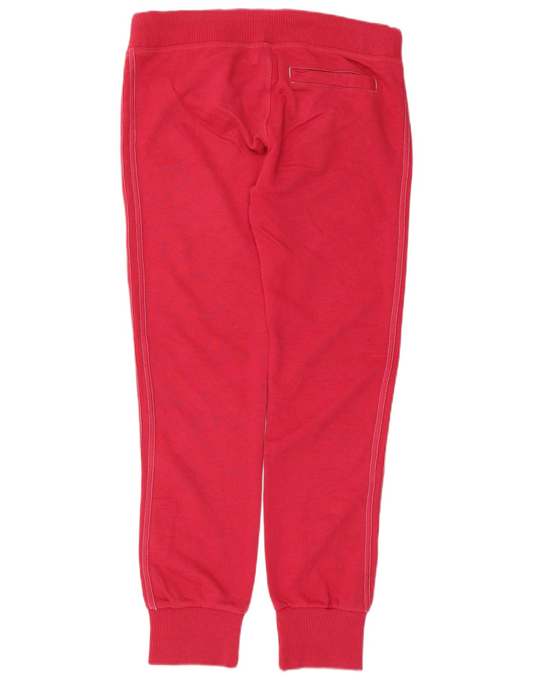 Adidas Womens Tracksuit Trousers Joggers IT 44 Medium Red Cotton