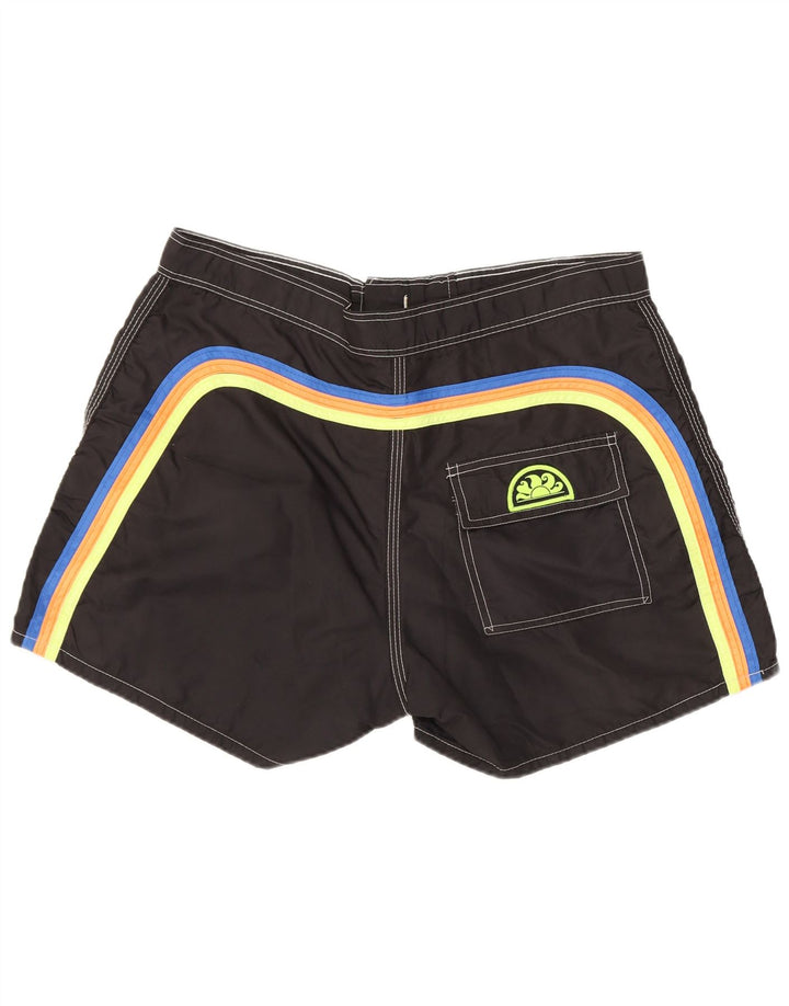Sundek Herren-Badeshorts, mittelgroß, schwarzes Nylon