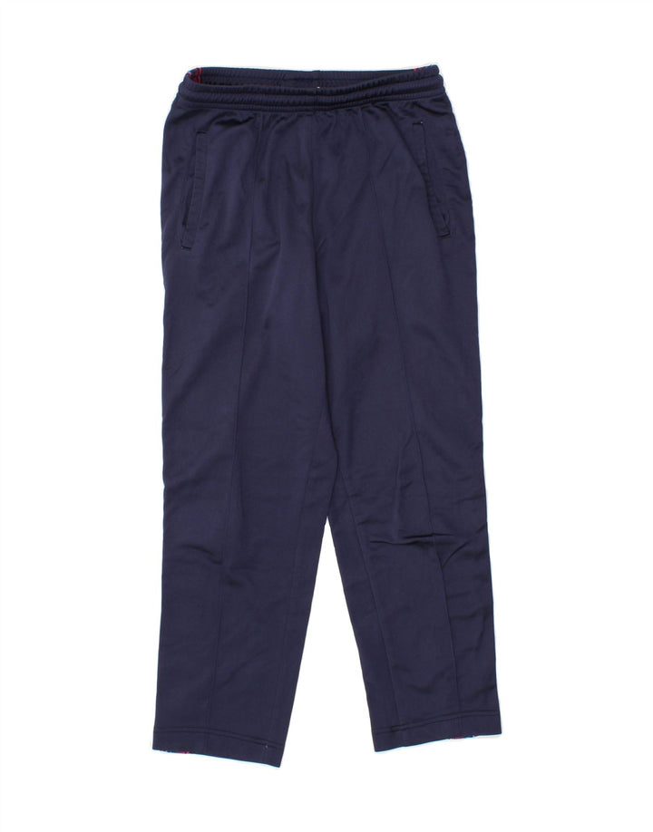 ASICS Mens Graphic Tracksuit Trousers IT 46 Small Navy Blue Polyamide Vintage Asics and Second-Hand Asics from Messina Hembry 