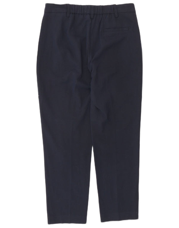 Marks & Spencer ženske ležerne hlače visokog struka UK 10 male W28 L28 tamnoplave