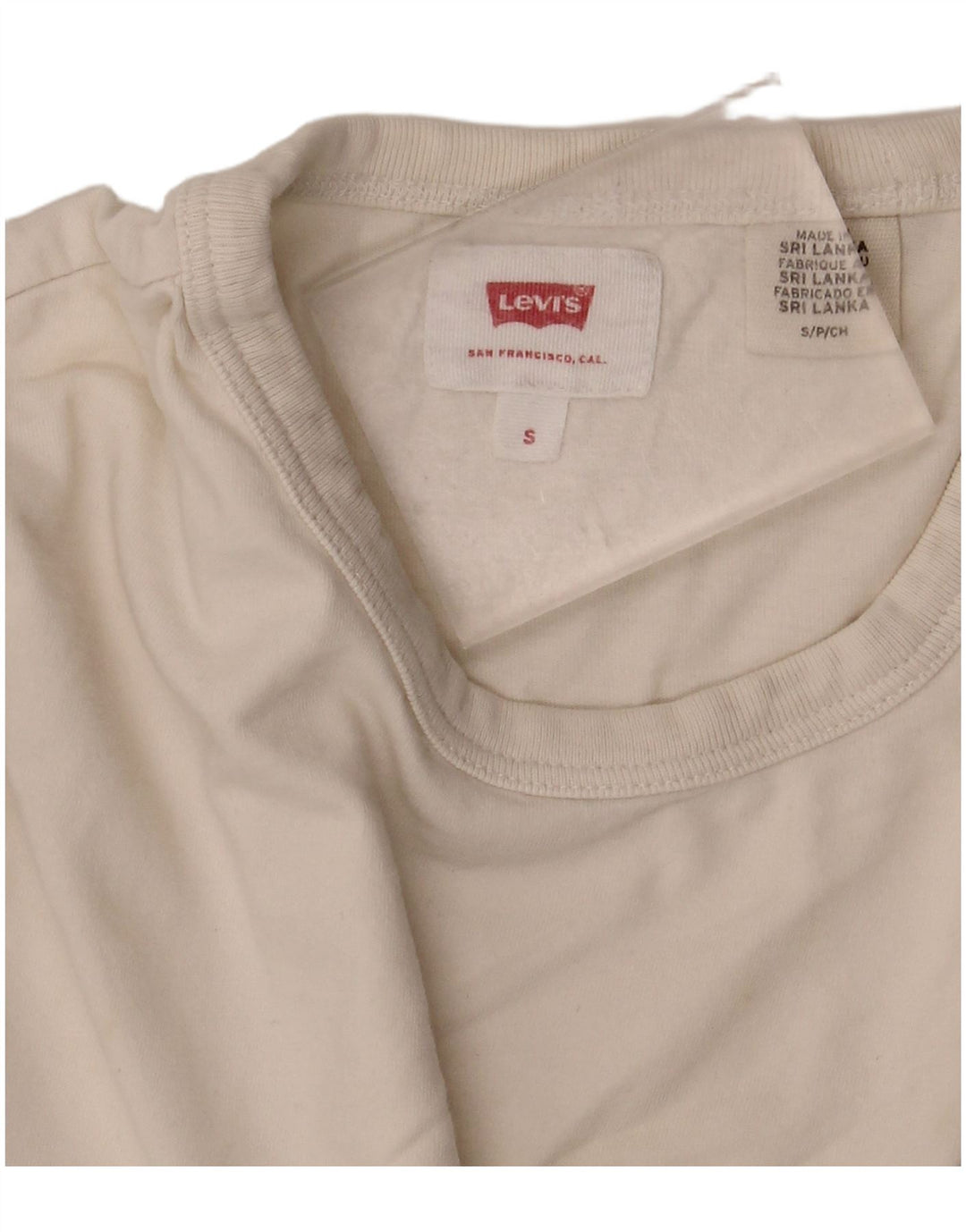 Levi's Herre T-Shirt Top Lille Hvid