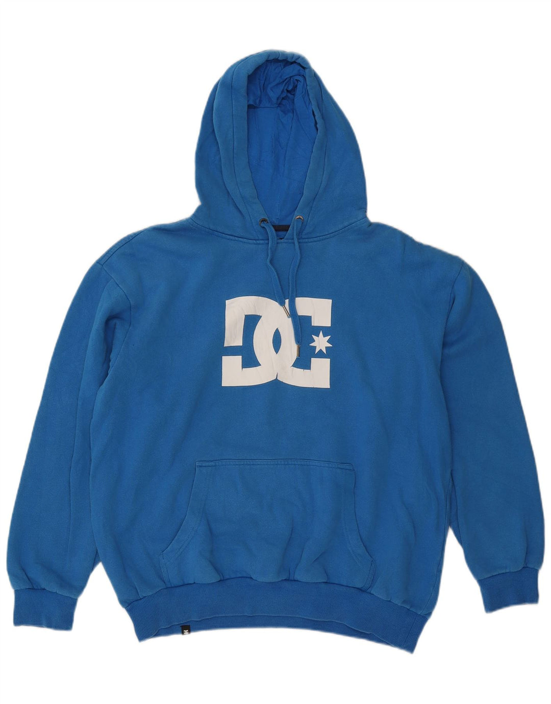 DC Herren-Kapuzenpullover mit Grafik, groß, aus blauer Baumwolle