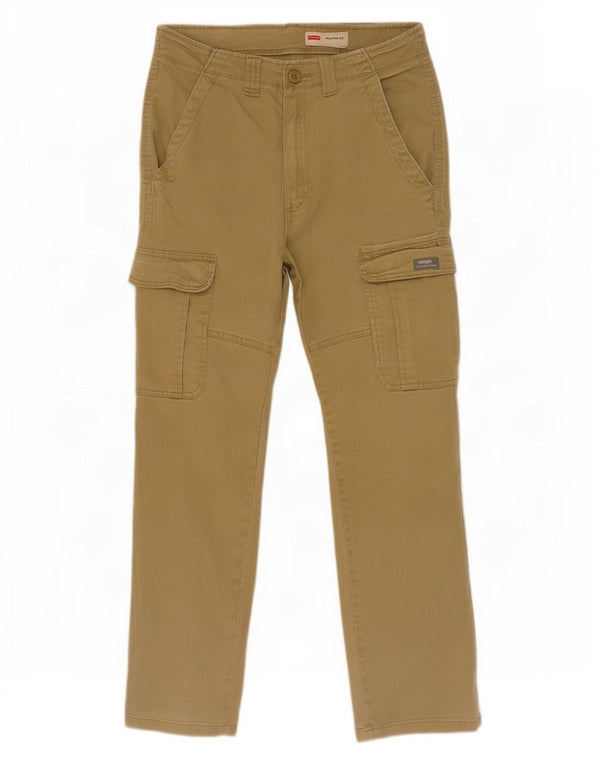 Calça cargo masculina Wrangler com ajuste relaxado W30 L29 bege