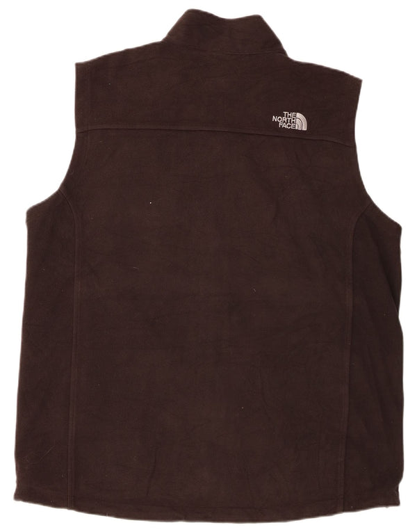 The North Face Gilet polaire pour homme UK 40 Large Noir Polyester