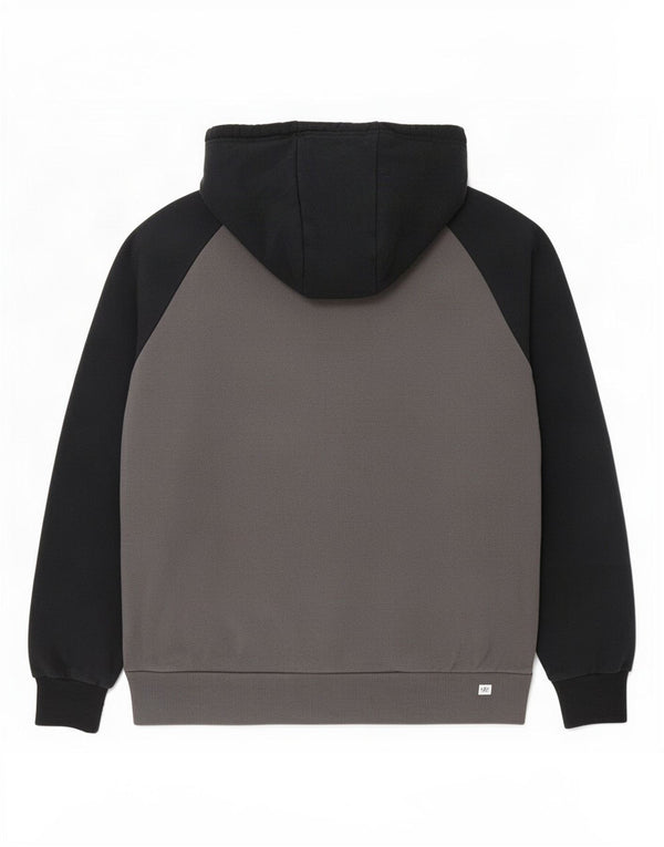 Ellesse Женский джемпер с капюшоном с рисунком, большой серый, хлопок с цветными блоками