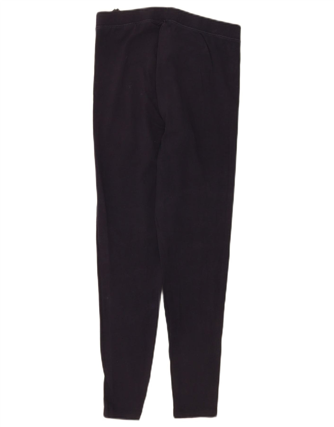 Marks & Spencer Womens Crop Leggings UK 10 Small Navy Blue Cotton