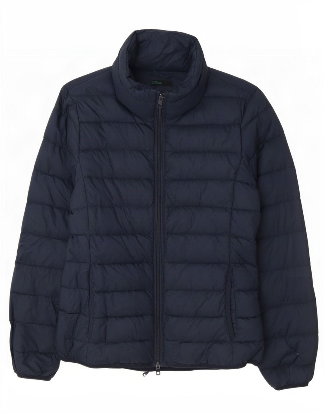 Jachetă căptușită pentru femei Benetton UK 10 Small Bleumarin