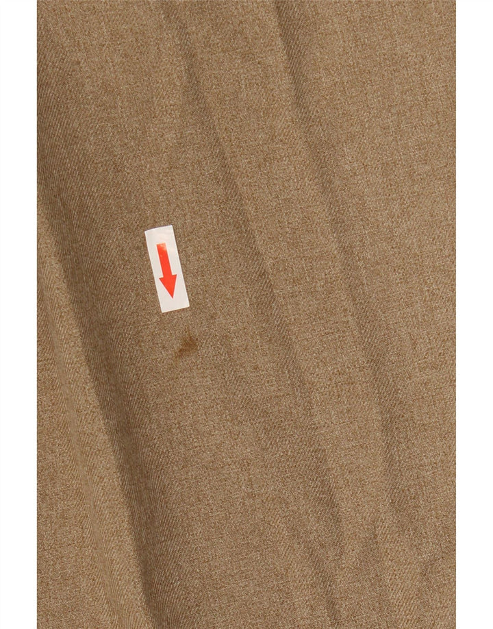 Pantaloni chino dritti da uomo Marks & Spencer W32 L31 Poliestere beige