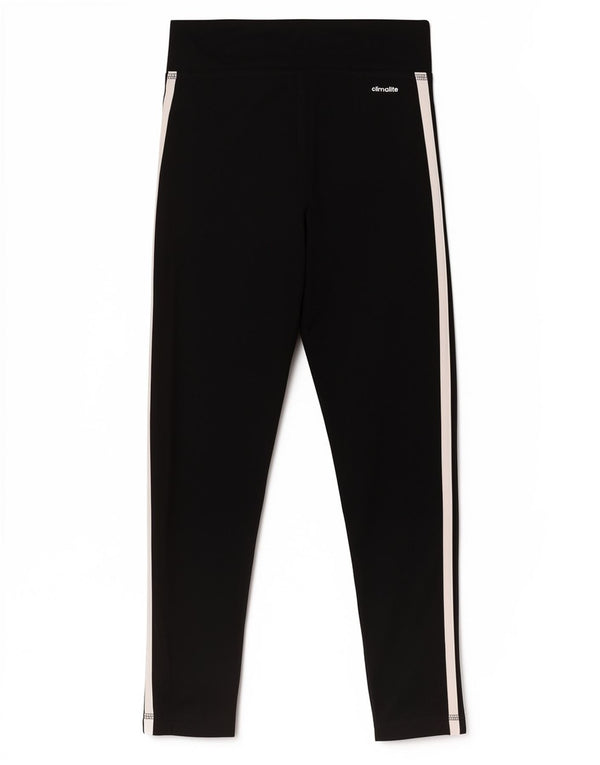 Adidas Damen Leggings UK 0/2 2XS Schwarz Polyester
