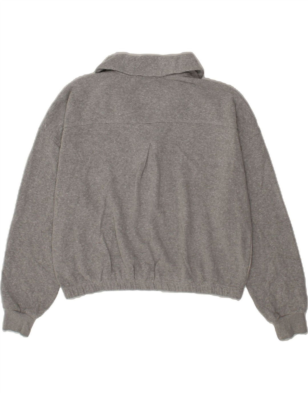 PRANA Womens Oversized Crop Shawl Neck Sweatshirt Jumper UK 14 Medium Grey Vintage Prana and Second-Hand Prana from Messina Hembry 