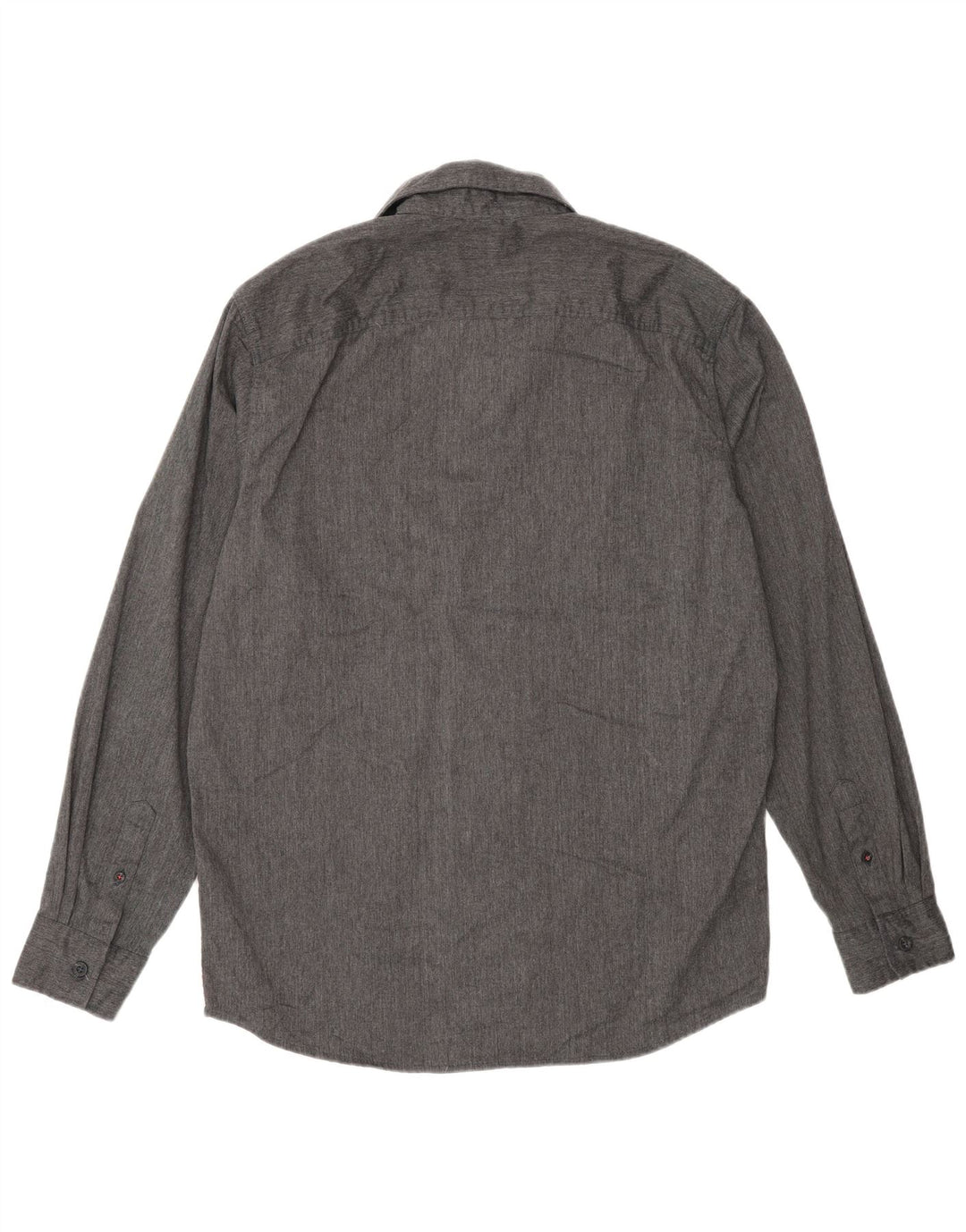 Wrangler Herrenhemd aus mittelgrauer Baumwolle