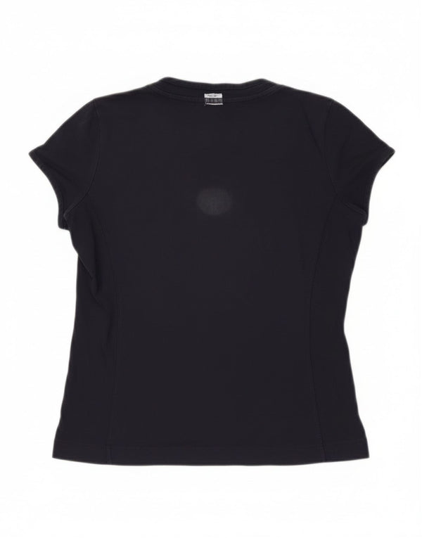 Champion Camiseta Easy Fit para Mujer UK 10 Small Azul Marino Algodón