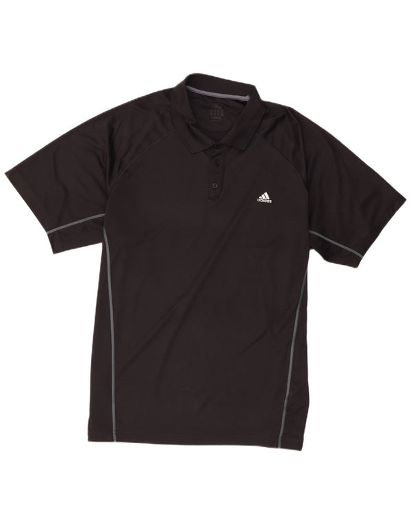 Adidas Mens Polo Shirt 2XL Black Polyester