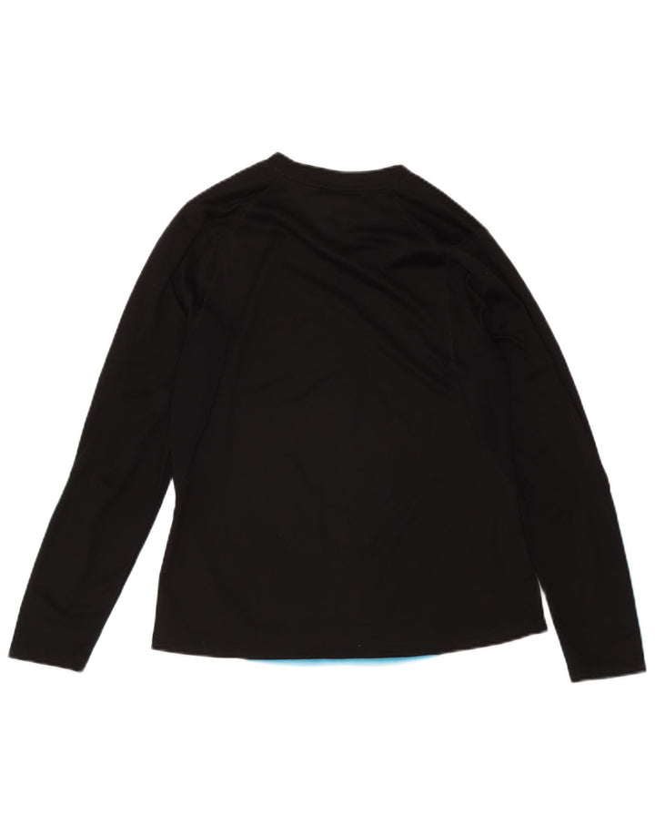 Adidas Damen Climacool Top Langarm UK 16 Large Schwarz Polyester