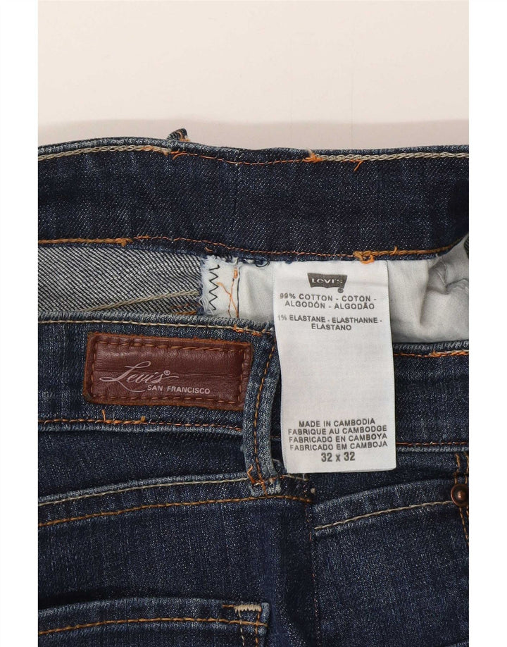 Женские джинсы Bootcut Levi's W32 L32 синие, хлопок
