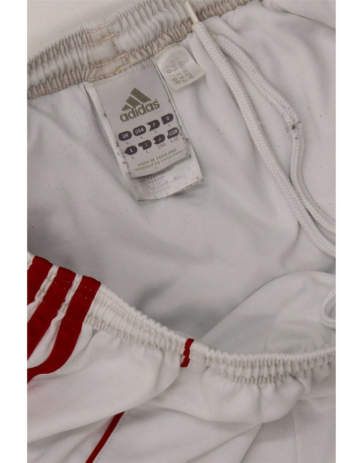 Adidas Mens Climalite Sport Shorts Grande Poliéster Branco