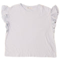 Zara Dame T-Shirt Top UK 14 Medium Blue