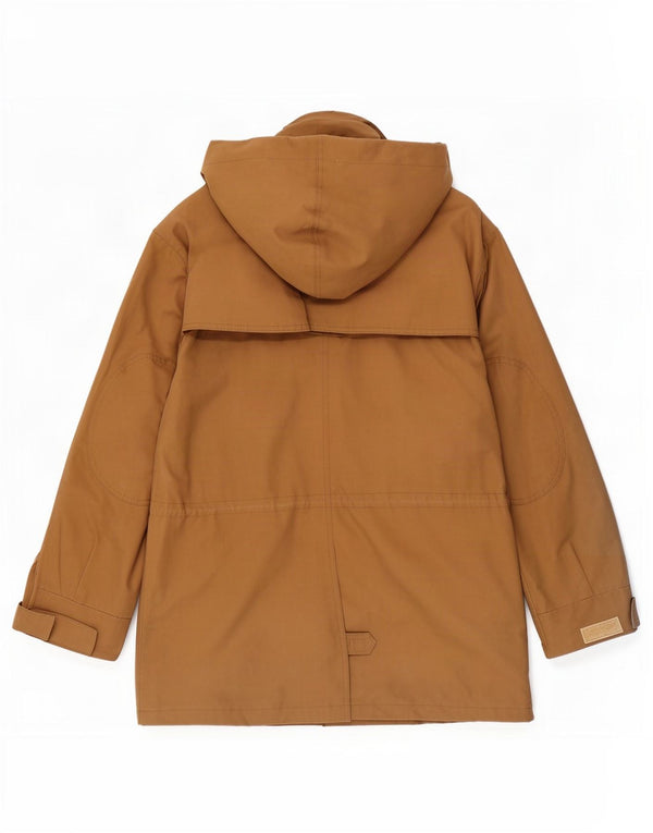 Lavenir Veste Parka surdimensionnée à capuche pour femme UK 6 XS Coton beige
