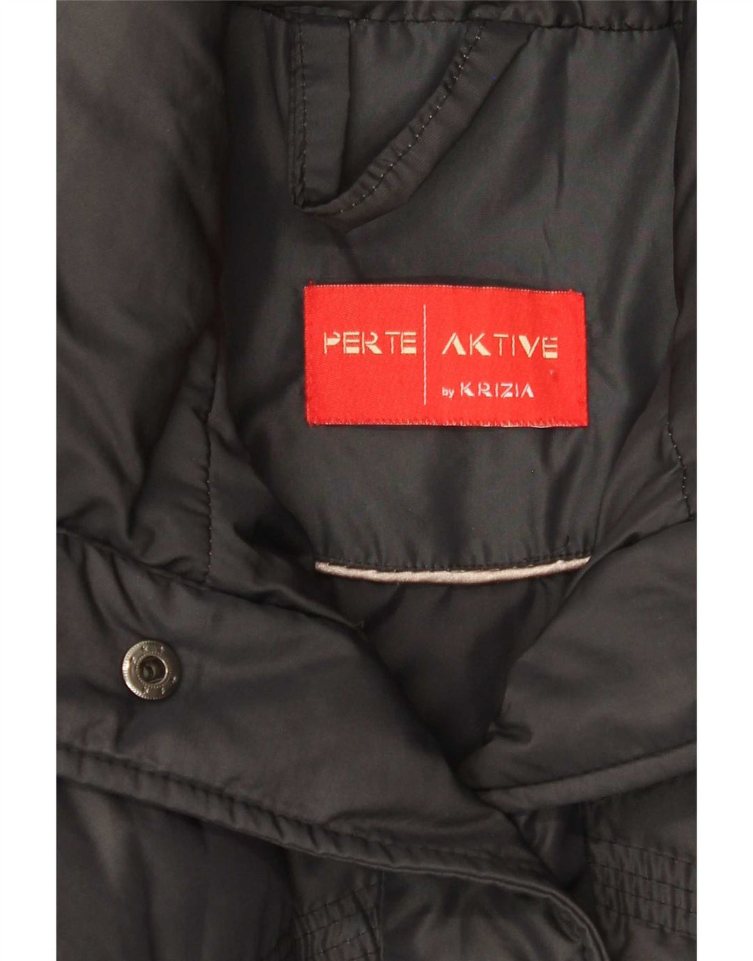 Perte by Krizia Veste matelassée pour femme UK 12 Medium Noir