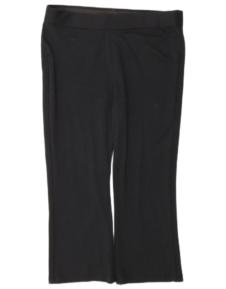 Marks & Spencer Womens Tracksuit Trousers UK 14 Large Black Viscose