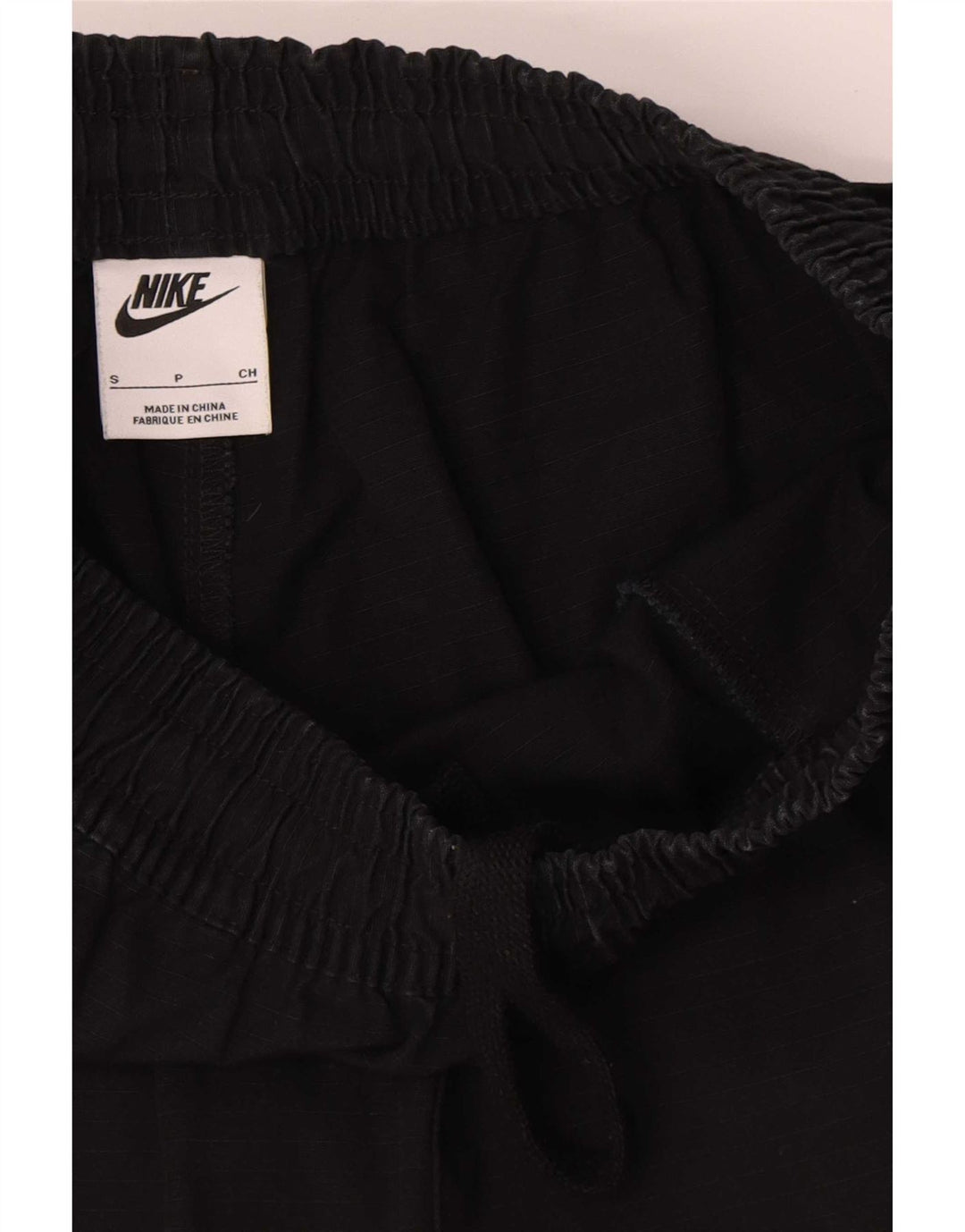 Pantaloncini cargo Nike da uomo piccoli W27 in cotone nero
