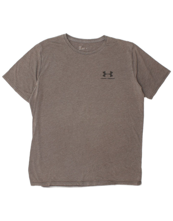 Under Armour Mens T-Shirt Top 3XL Grey