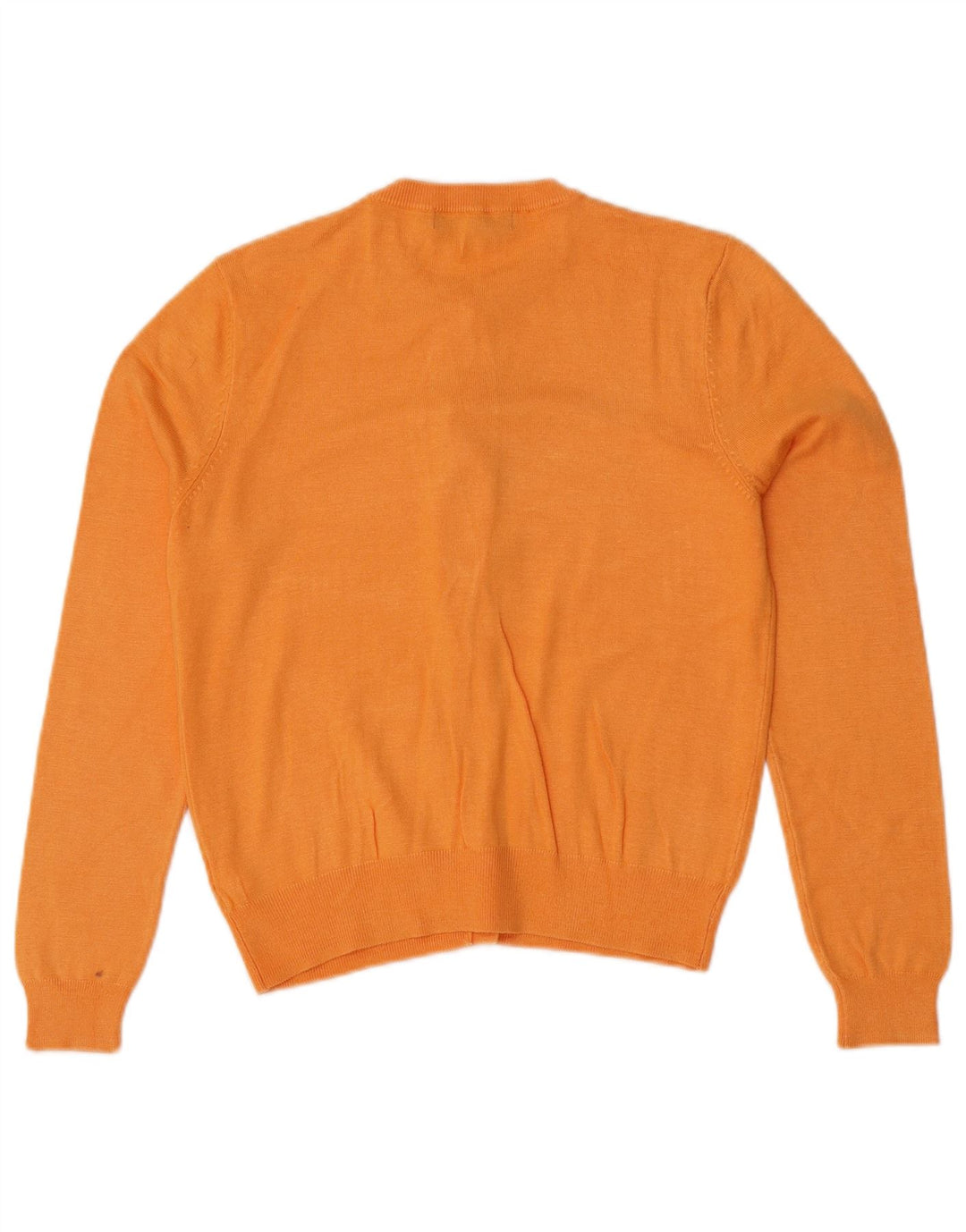 Marks & Spencer Womens Crop Cardigan Sweater UK 12 Medium Orange