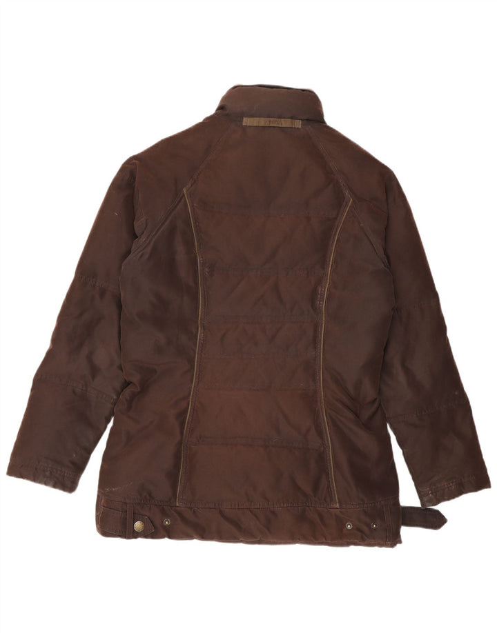Musto Chaqueta acolchada para mujer UK 10 Small Marrón Poliéster
