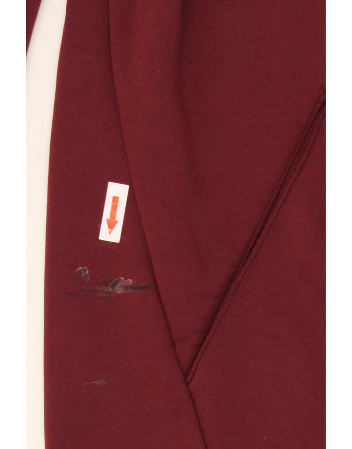 Nike Mens Dri Fit Graphic Hoodie Jumper Large Maroon Polyester