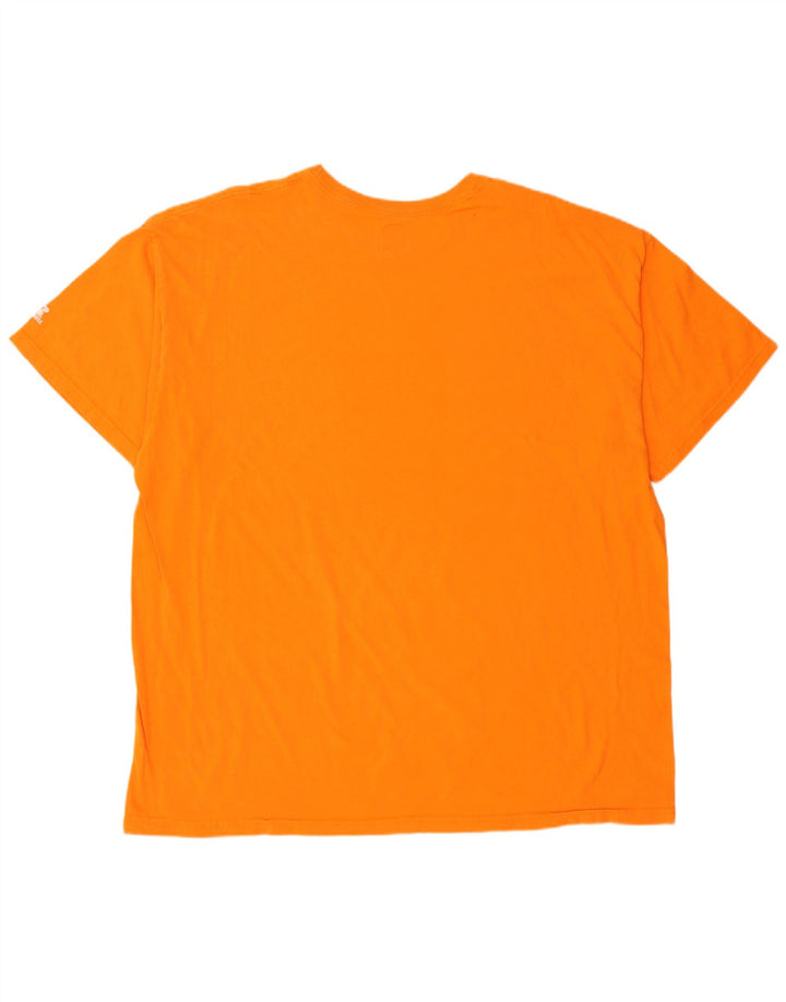 Russell Athletic Mens T-Shirt Top 2XL Orange