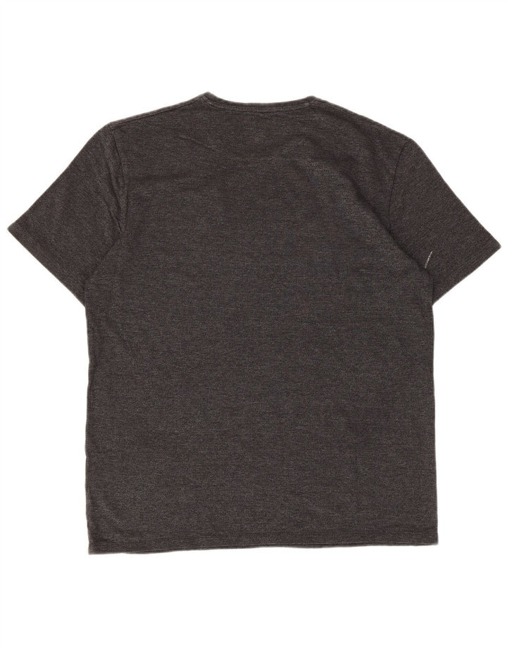 T-shirt da uomo Cos Top in cotone grigio medio